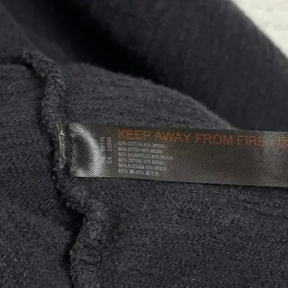 Daily Practice Anthropologie Black Dreamer Cross-Back Pullover Size Small - Picture 6 of 6